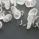 12 QTY: Bedskirt Pins. Holds Bed Skirts in Place,Easy to Use,won't Sag or Shift!