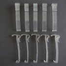 10 QTY:  3.25 Inch Heavy Duty Valance Clips for Blinds