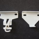 1 PAIR:RollEase Roller Shade Bracket #560 White for R16 & R24 clutch/MPN #RB560W