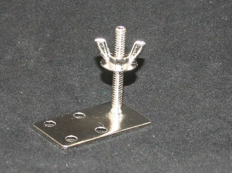 2 QTY Roman Shade Bracket w/wingnut. For Roman (or other)Shades