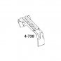 Graber Dauphine Curtain Rod Center Support Bracket/for 2.5 & 4.5"  Dauphine Rod