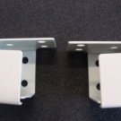 1" Mini Blind Bracket: Metal (Box Style) WHITE