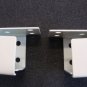 1" Mini Blind Bracket: Metal (Box Style) WHITE