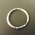 100 Pack 1'' (25mm) Nickel Plated Steel -  Round Edged Split Rings/Key Rings