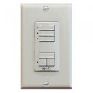 Somfy DecoFlex WireFree RTS Wall Switch, 3 Channel, Ivory (MPN # 1811072)