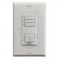 Somfy DecoFlex WireFree RTS Wall Switch, 3 Channel, Ivory (MPN # 1811072)