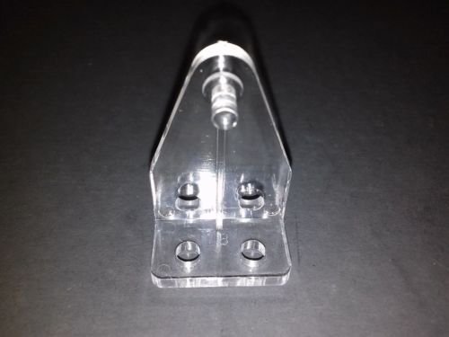5 PAIR: RV Hold Down Brackets for MINI BLINDS blinds up to 1in wide, Clear,