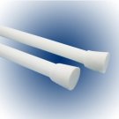 Graber 7/16-Inch Round Spring Tension Rod 18-24"  - White, 2 Rods per Pack