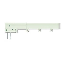 Graber Super Heavy Duty Traverse Curtain Rod 48-84 Inch/White(1 Way Draw: Right)