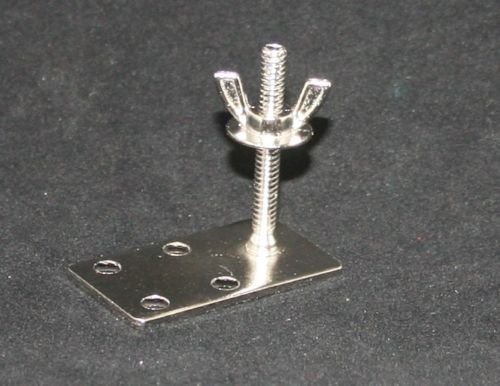 10 QTY: Roman Shade Bracket w/Wingnut. Ceiling Mount For Roman (or other) Shades