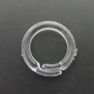 Clear Plastic Split Rings for Shades & Valances, Small, 25/pkg