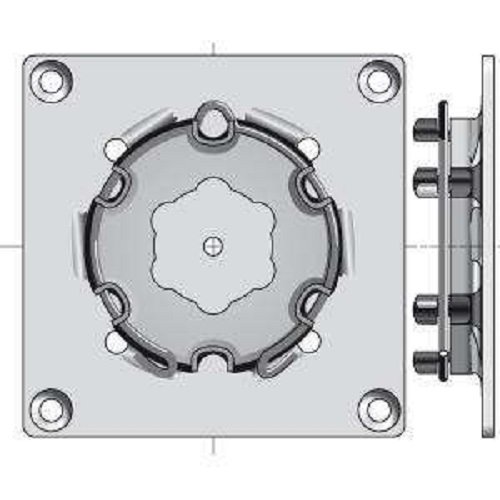 Somfy LT60 Plate Motor Bracket (#9763503) for Somfy Motors in Rolling Shutters