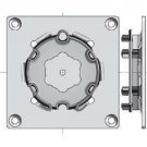 Somfy LT60 Plate Motor Bracket (#9763503) for Somfy Motors in Rolling Shutters