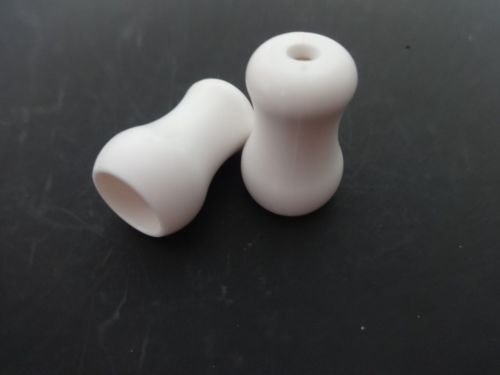 5 QTY: White Cord Plastic Tassel / Drops Pull End for Blinds or Shades