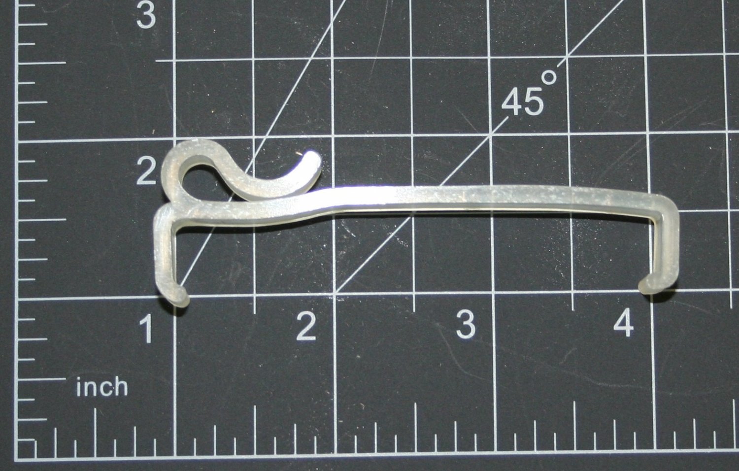 20 QTY: 3 Inch Heavy Duty Valance Clips for Horizontal Blinds , in Clear