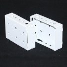 1 PAIR: Brackets for Horizontal Blinds w/3" Headrail (in White), Real/ Faux Wood