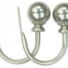 Spring Window Fashions 280-3000-58 Holdback, Ball, Satin Nickel, 2-Pack