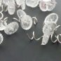 500 Upholstery Twist Pins - High Quality (Clear Heads, Nickel Plated Steel Pin)