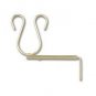 1 PAIR: Graber Sensational Swags Magic Swag holder  in Brass (8-212-81)