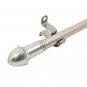 Graber 3/4-Inch Round Cafe Curtain Rod (48 to 84-Inches, Nickel) MPN# 2-462-78