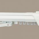 Kirsch Superfine Single Center Opening Traverse Curtain Rod (100" - 180"
