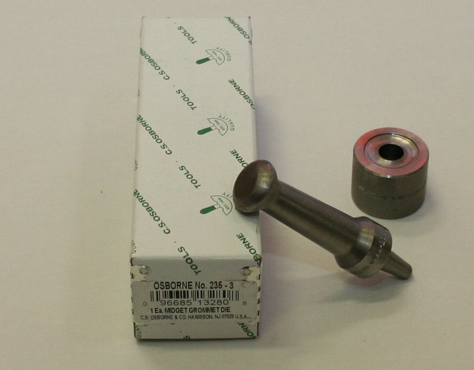 Osborne #235-3 Size #3 Midget Grommet Setter Die Set