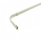 Graber Lock Seam Curtain Rod, 48 to 84" 5 1/2-Inch Projection, White (#4-253-1)