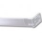 Graber 2 1/2-Inch Wide Frost Dauphine Rod (48-84-Inch Adjustable Width, Frost)
