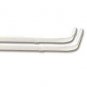 Graber Double Lock Seam Curtain Rod, 28 to 48"Adjustable Width, White #4-261-1