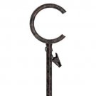Kirsch Wrought Iron Baton Iron Gold , Outdoor Approved (MPN#56375801)