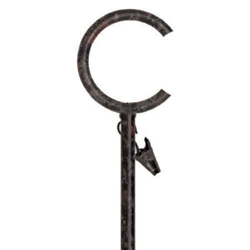 Kirsch Wrought Iron Baton Antique Pewter (outdoor approved) MPN # 56375011