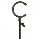 Kirsch Wrought Iron Baton Antique Pewter (outdoor approved) MPN # 56375011