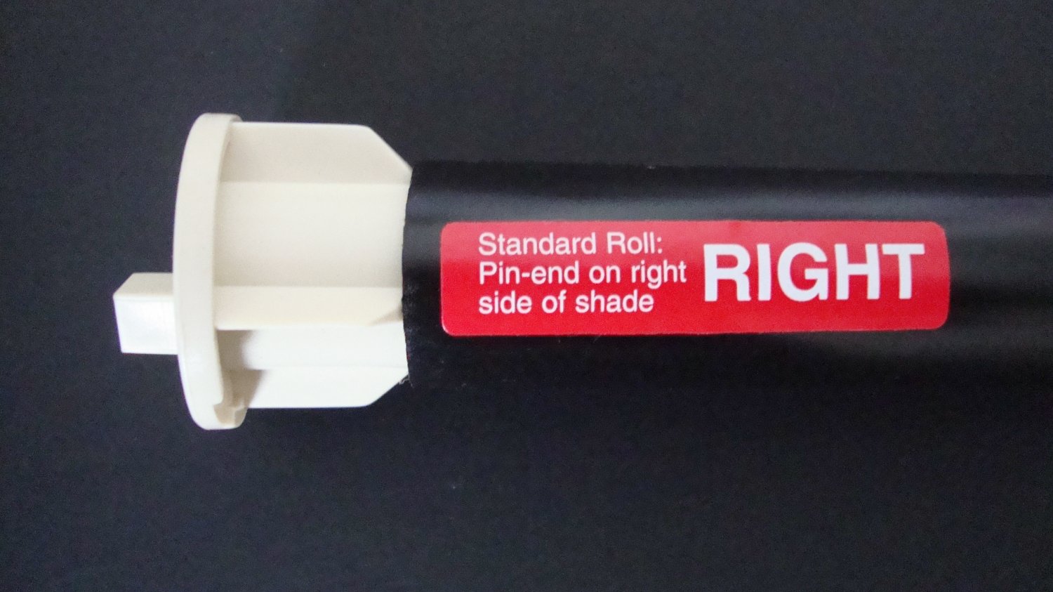 Rollease Pin End Spring Assist For 1 1/2" Tube, in Vanilla  (#SAPE53) (RIGHT)