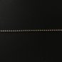 Beaded Chain with Connector, Nickel Plated, 3-Feet