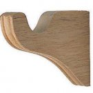 Kirsch Support Bracket in Unfinished for a 1-3/8" dowel rod - 2/pack