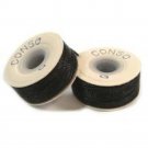 12 Black Conso Nylon Beading Thread Spools #69 32yds- bobin