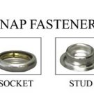 OSBORNE SNAPS PK/100- 1/2 stainless steel Caps/Studs/Eyelets/Sockets