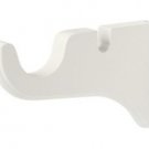 Kirsch Double Drapery Bracket:White (MPN# 5615025)