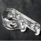 3 QTY: Roller or roman shade saftey clear cord guides
