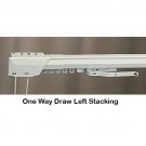 30" - 48" One Way Draw Adjustable Traverse Curtain Rod - Left