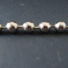 250FEET:  Spool #3 Nickel Plated  Beaded Chain