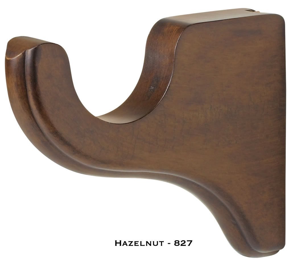 kirsch Bracket - 3 _" projection - Kirsch Wood Trends - 2" - Hazelnut