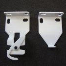 1 Pair :ROLLEASE Roller Shade R-3/ R-8 BRACKETS/white/2Ó Projection/MPN#  RB380w