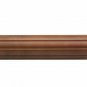 Kirsch Wood Trends Classics Fluted 1 3/8"  Drapery Pole, Walnut 8 FT  (MPN# 5600