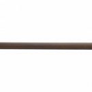 Kirsch Wood Trends Classics Fluted 1 3/8"  Drapery Pole, Coffee 4 FT  (MPN# 5600
