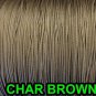50 FEET: 1.2 MM, CHAR BROWN Professional Grade LIFT CORD for Window Treatments