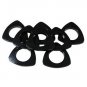 Triangle #10 Plastic Grommets, 1 3/8", 8 Sets, Black