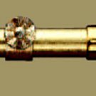 86"- 150" Brass 13/16" Diameter Curtain Rod