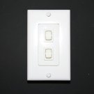 Somfy DUAL DC DECORA ROCKER SWITCH MAINTAINED (WHITE) (MPN# 1800423)