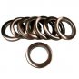 #15 Plastic Grommet, 1 7/8" Id, 8 Sets, Brushed Antique Copper